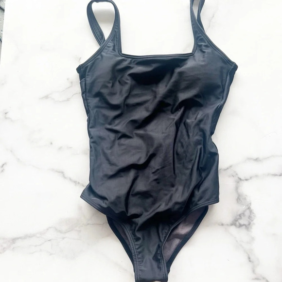 Lygia & Nanny Hapuna Size XS Black low-back swimsuit One Piece NEW! - Picture 6 of 9